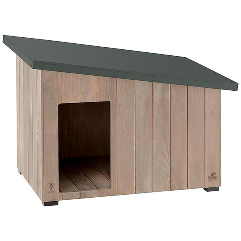 foto del prodotto ferplast argo cuccia in legno di pino nordico fsc. varie misure. . variante 50 misure 58.5 x 42.5 x h 44.5 cm 