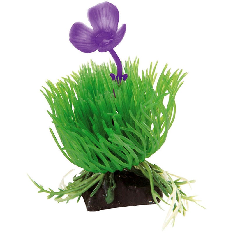 foto del prodotto ferplast blu 9056 acorus pianta in plastica per la decorazione di acquari. variante blu 9056 misure 3.5 x 2 x h 10 cm 