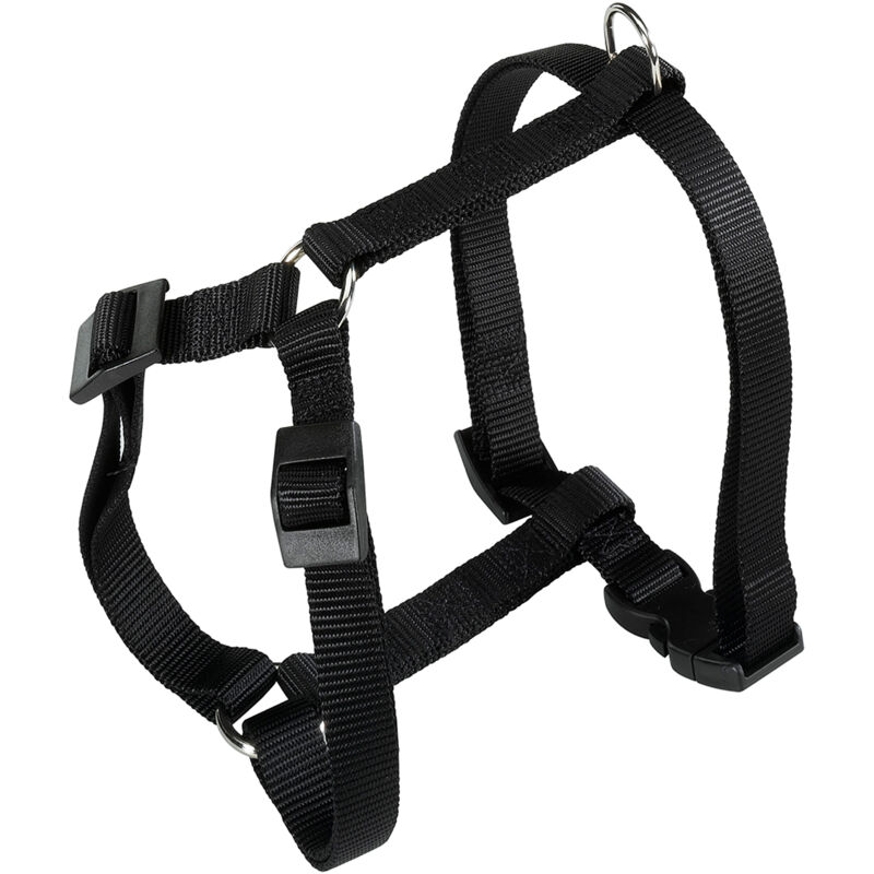 foto del prodotto ferplast champion p pettorina in nylon per cani. vari colori, varie misure.. variante extra large misure a 53 84 cm b 60 98 cm 25 mm nero