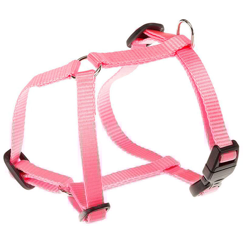 foto del prodotto ferplast champion p pettorina in nylon per cani. vari colori, varie misure.. variante small misure a 25 36 cm b 30 46 cm 10 mm rosa