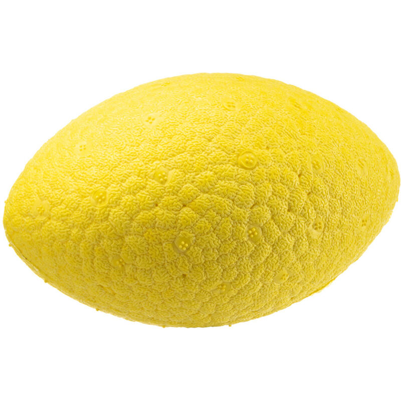 foto del prodotto ferplast chewa boing rugby pallina rugby gioco per cani chewa boing misura media in materiale extra resistente, atossico, rimbalza e galleggia.