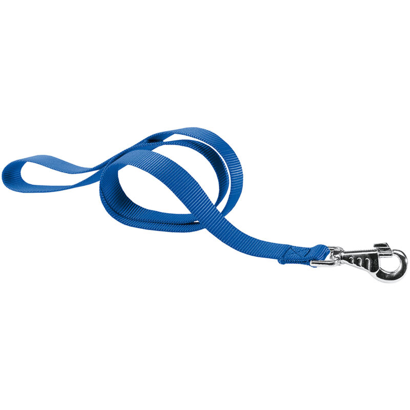 foto del prodotto ferplast club g guinzaglio in nylon per cani, in varie misure e colori. variante g25 120 misure 25 mm x l 120 cm blu