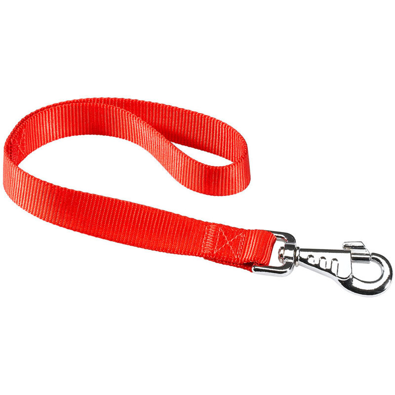 foto del prodotto ferplast - club gm guinzaglio corto per cani in nylon. variante - misure: 25 mm x l 45 cm - rosso