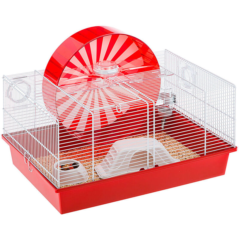 foto del prodotto ferplast coney island gabbia per roditori coney island adatta a criceti, design italiano, accessori inclusi.. variante coney island misure 50