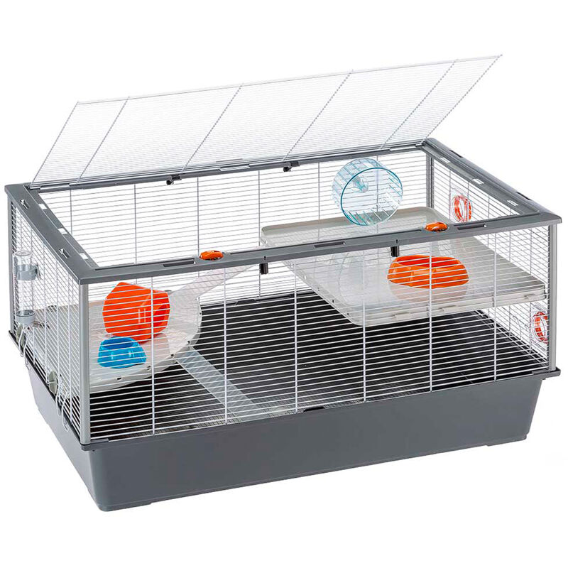 foto del prodotto ferplast criceti 100 gabbia di grandi dimensioni per criceti.. variante criceti 100 misure 95 x 57 x h 50 cm 