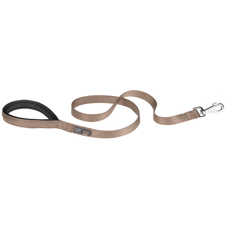 foto del prodotto ferplast daytona g guinzaglio in nylon con impugnatura imbottita. in vari colori e misure. variante g25 120 misure 25 mm x l 120 cm marrone