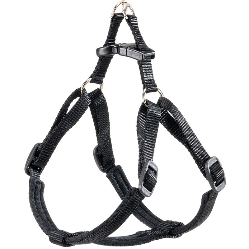 foto del prodotto ferplast daytona p pettorina in nylon con soffice imbottitura. in vari colori e misure. variante small misure a 42 48 cm b 43 52 cm 10 mm nero
