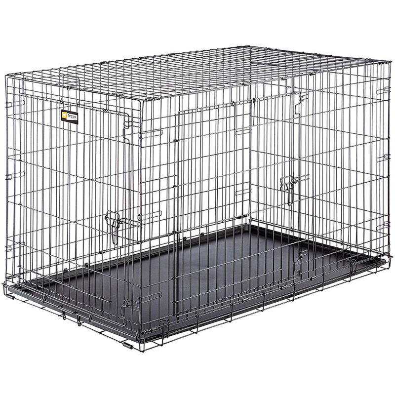 foto del prodotto ferplast dog inn box pieghevole per cani in varie misure.. variante dog inn 120 misure 123.8 x 76.2 x h 81.2 cm nero