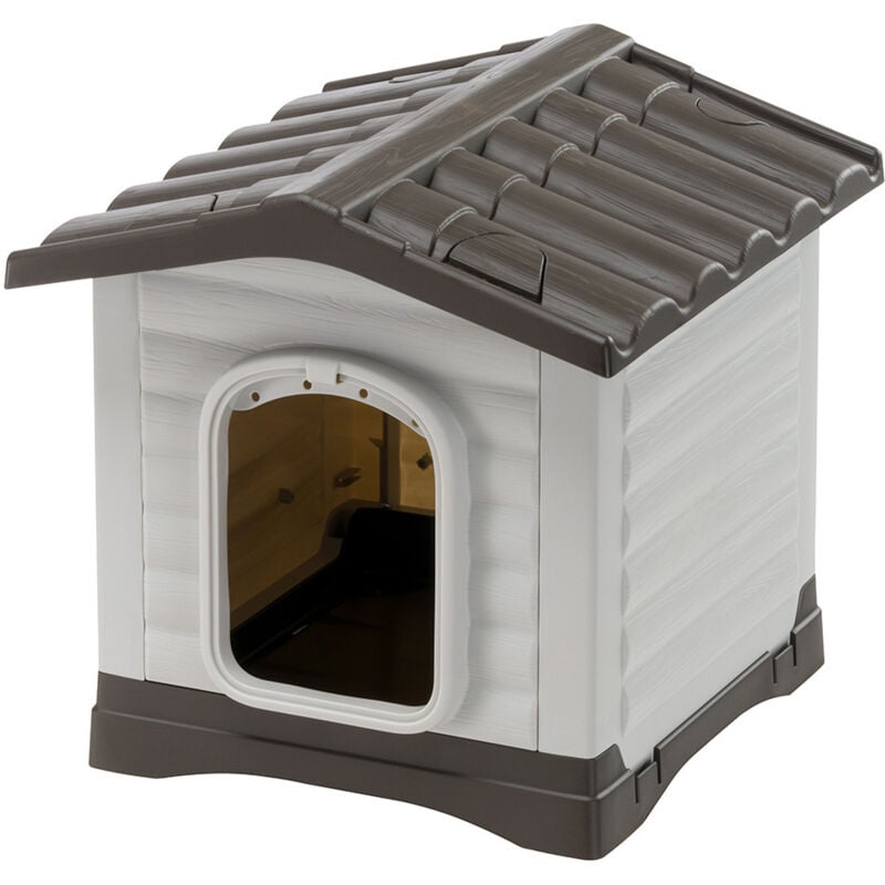 foto del prodotto ferplast - dogvilla 50 cuccia da esterno per cani dogvilla 50. variante dogvilla 50 - misure: 43 x 48 x h 44 cm -