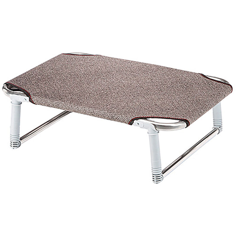 foto del prodotto ferplast dream brandina in alluminio con telo sintetico 4 misure. variante 60 misure 62 x 44 x h 18 cm tortora