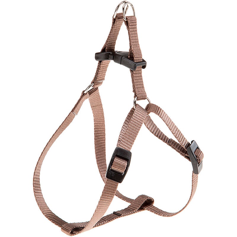 foto del prodotto ferplast easy p pettorina in nylon per cani, disponibile in tanti colori e misure. variante extra small misure a b 33 46.5 cm 10 mm marrone
