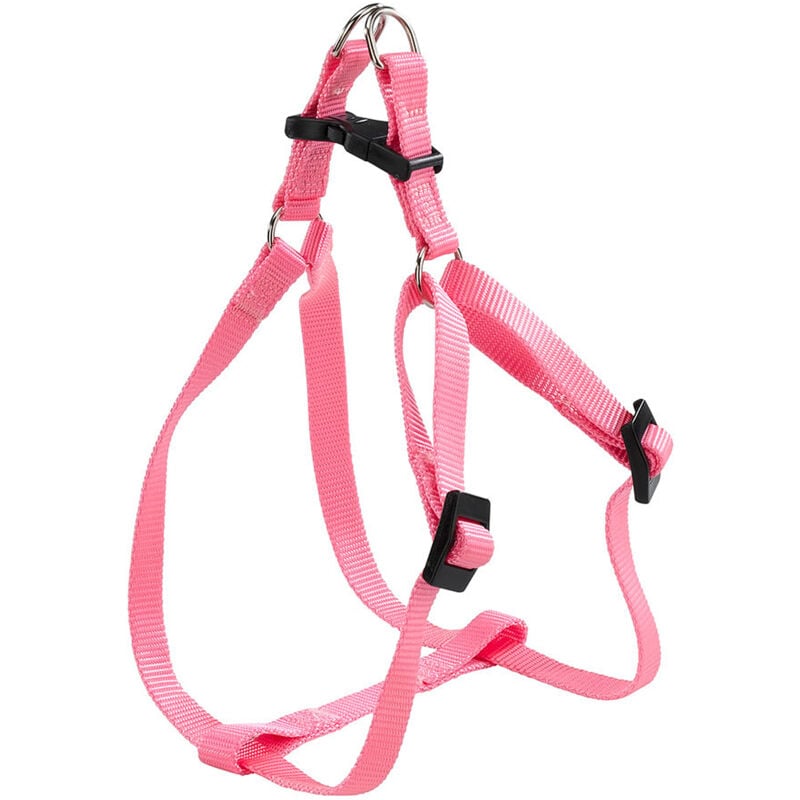 foto del prodotto ferplast easy p pettorina in nylon per cani, disponibile in tanti colori e misure. variante large misure a b 54 78 cm 20 mm rosa