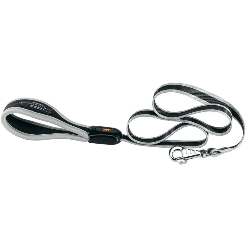 foto del prodotto ferplast ergocomfort g guinzaglio in nylon con impugnatura ergonomica in vari colori e misure. variante g25 120 misure 25 mm x l 120 cm