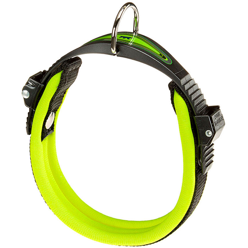 foto del prodotto ferplast ergofluo c collare per cani con morbida imbottitura e chiusura con microregolazione.. variante c15 33 misure a 25 33 cm b 15 mm
