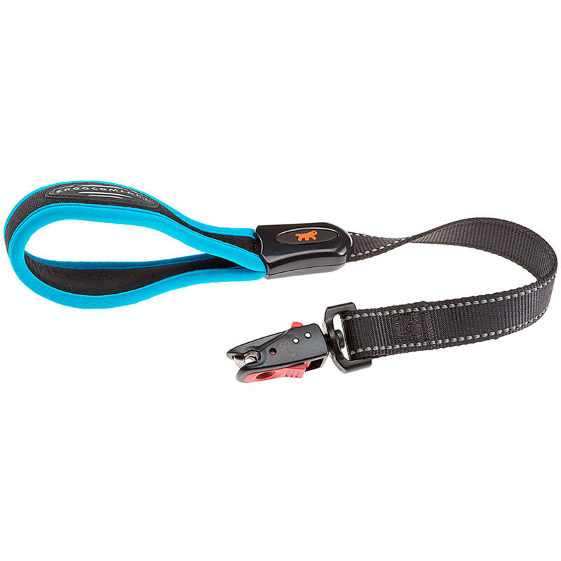 foto del prodotto ferplast ergofluo matic gm guinzaglio corto per cani con moschettone automatico. vari colori. . variante ergofluo matic gm25 55 misure 25 mm x l