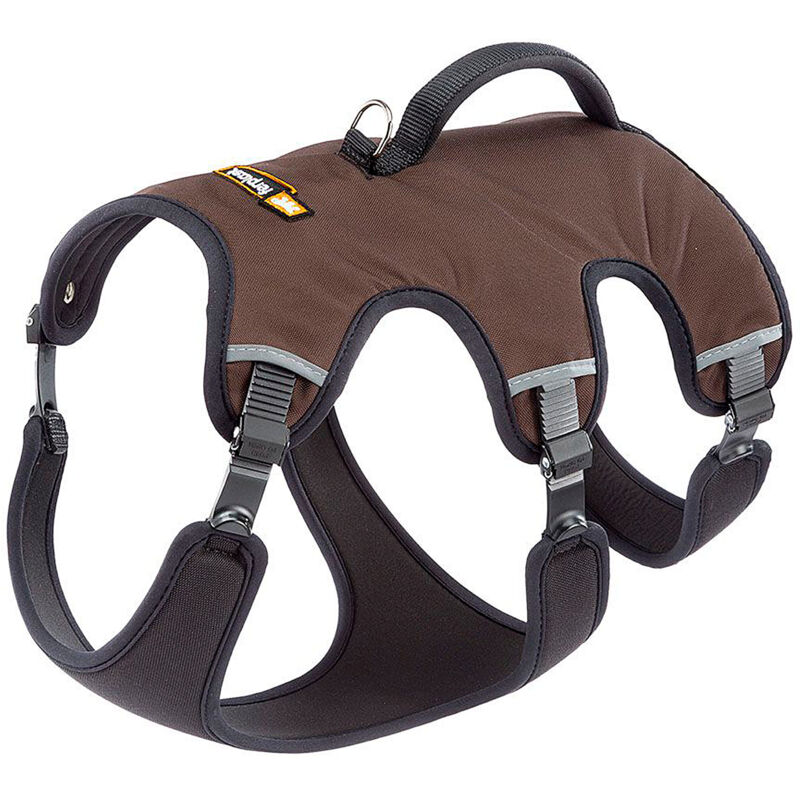 foto del prodotto ferplast ergotrekking p pettorina per cani ergonomica antifuga e riflettente. sei chiusure con microregolazione.. variante medium misure a 