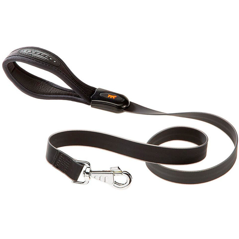 foto del prodotto ferplast evolution g guinzaglio in poliestere e pvc per cani. vari colori e misure.. variante g16 110 misure 16 mm x l 110 cm nero
