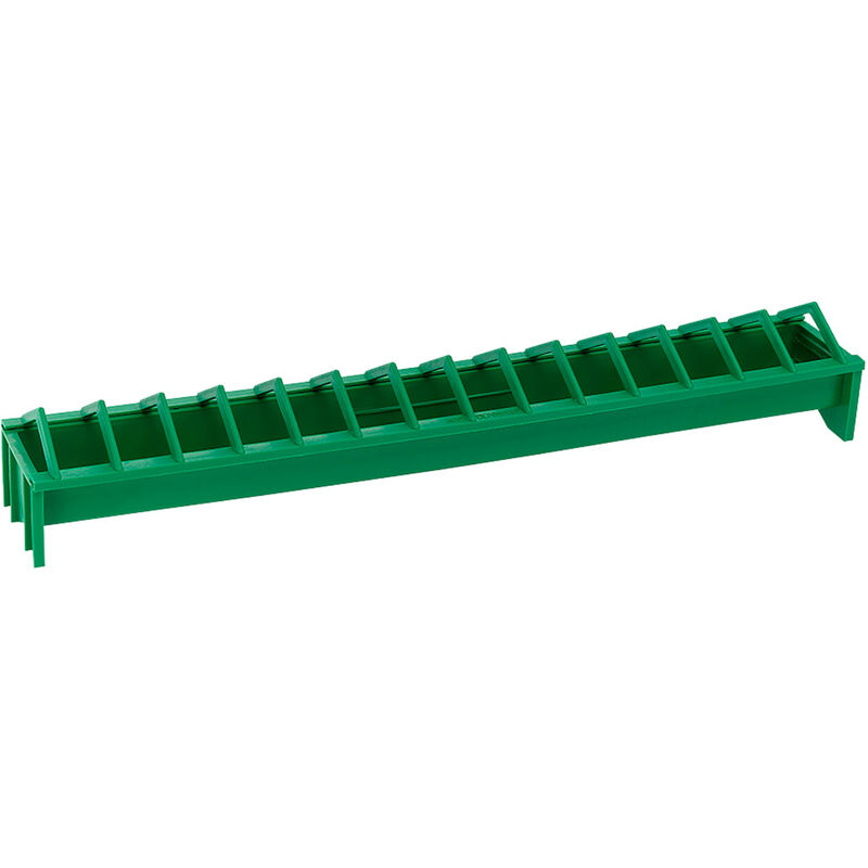 foto del prodotto ferplast feeder battery mangiatoia per galline e pulcini allevati in batteria.. variante small misure 50 x 8 x h 8 cm 1 l 