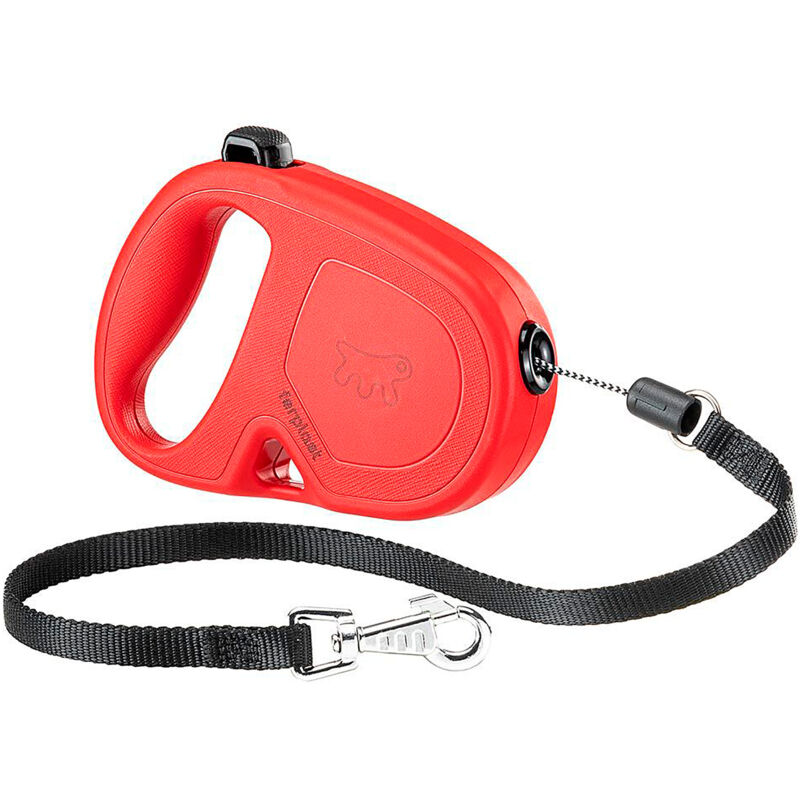 foto del prodotto ferplast flippy one cord guinzaglio allungabile con cordino estensibile per cani. varie misure e colori disponibili.. variante s misure 14.7 x 3 x