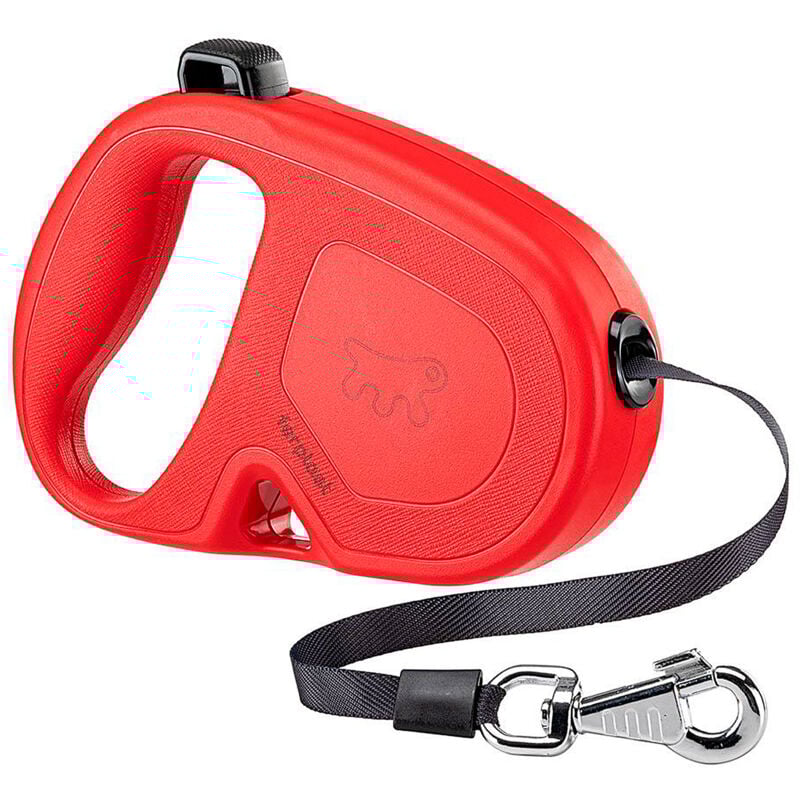 foto del prodotto ferplast flippy one tape guinzaglio allungabile con fettuccia estensibile per cani. varie misure e colori.. variante l misure 17.6 x 3.6 x h