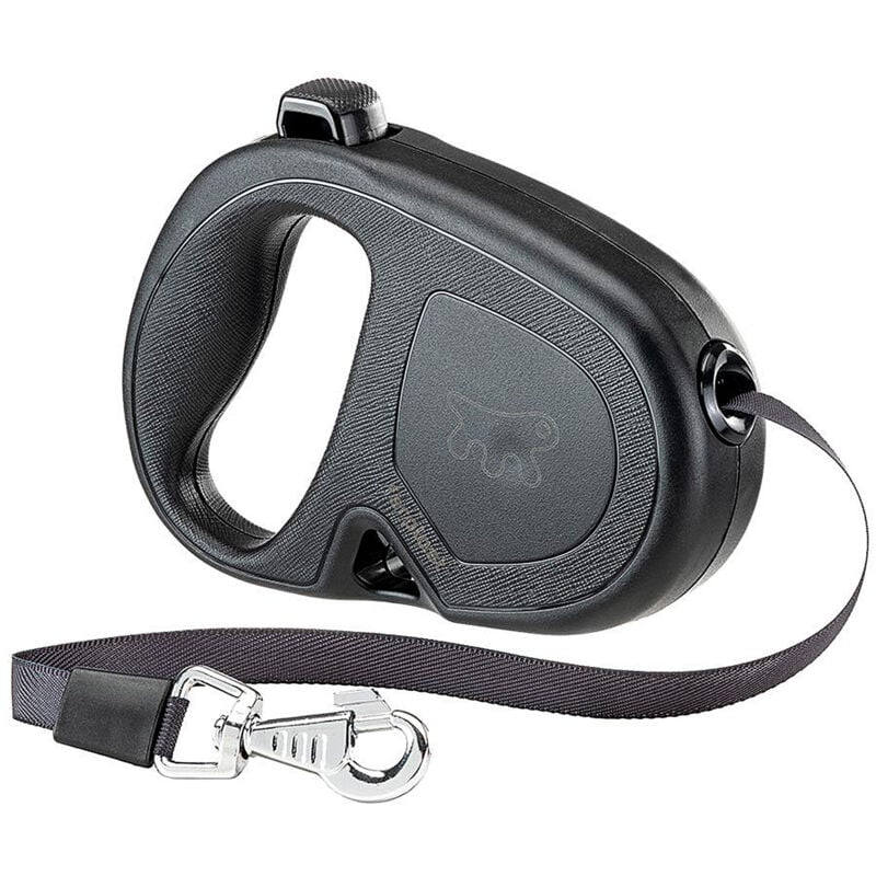 foto del prodotto ferplast flippy one tape guinzaglio allungabile con fettuccia estensibile per cani. varie misure e colori.. variante m misure 16 x 3.4 x h 11 cm