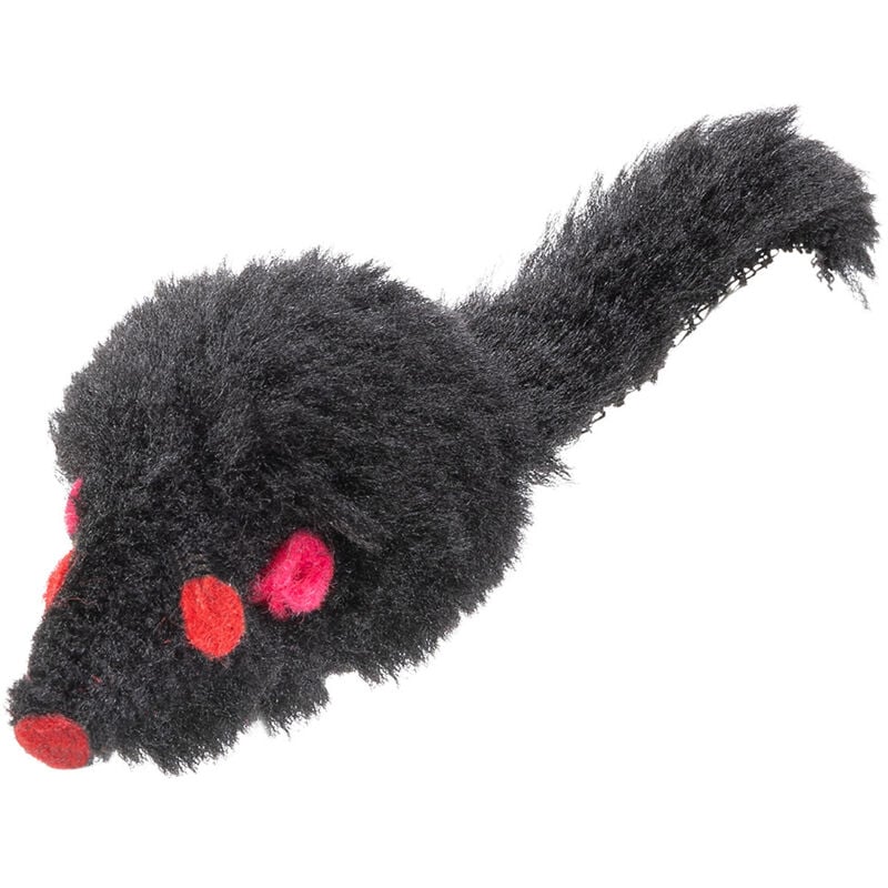 foto del prodotto ferplast gioco pa 5004 topolino di peluche per gatti . variante pa 5004 misure 10 cm colori misti