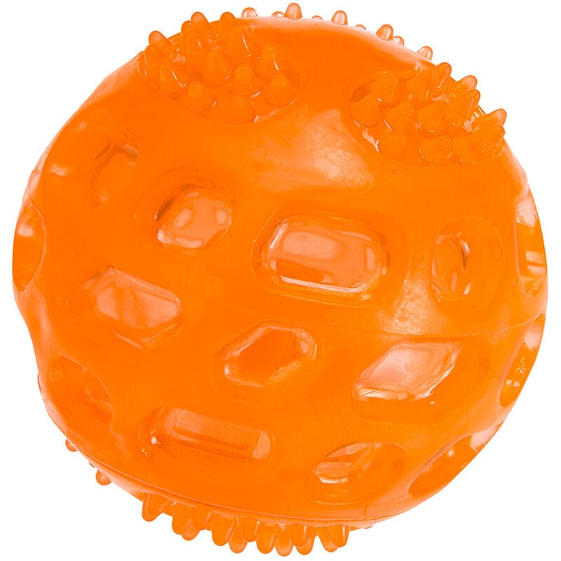 foto del prodotto ferplast gioco pa 6411 pallina per cani in gomma termoplastica. varie misure. . variante pa 6411 misure 6 cm 