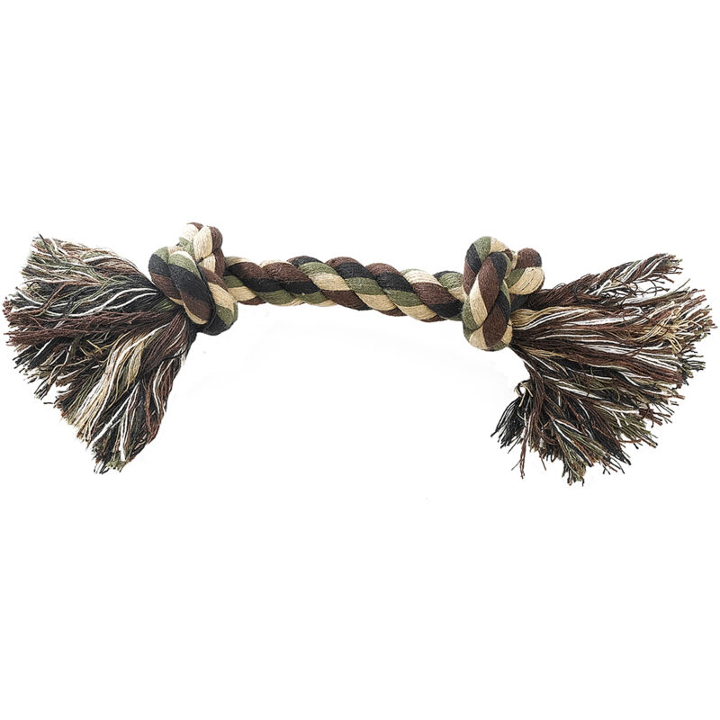 foto del prodotto ferplast gioco pa 6521 corda per cani in cotone annodato e intrecciato . variante pa 6521 misure 1.5 x 20 cm colori misti