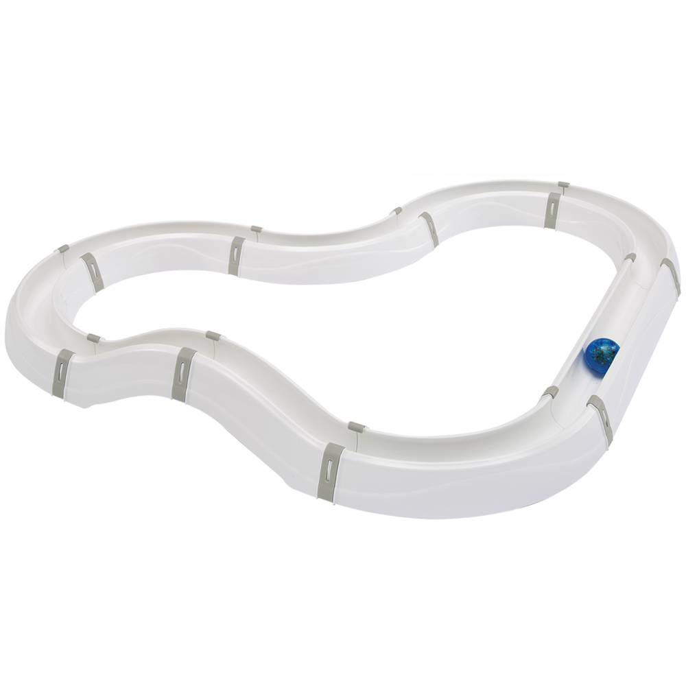 foto del prodotto ferplast gioco per gatti flashlight bianco grigio
