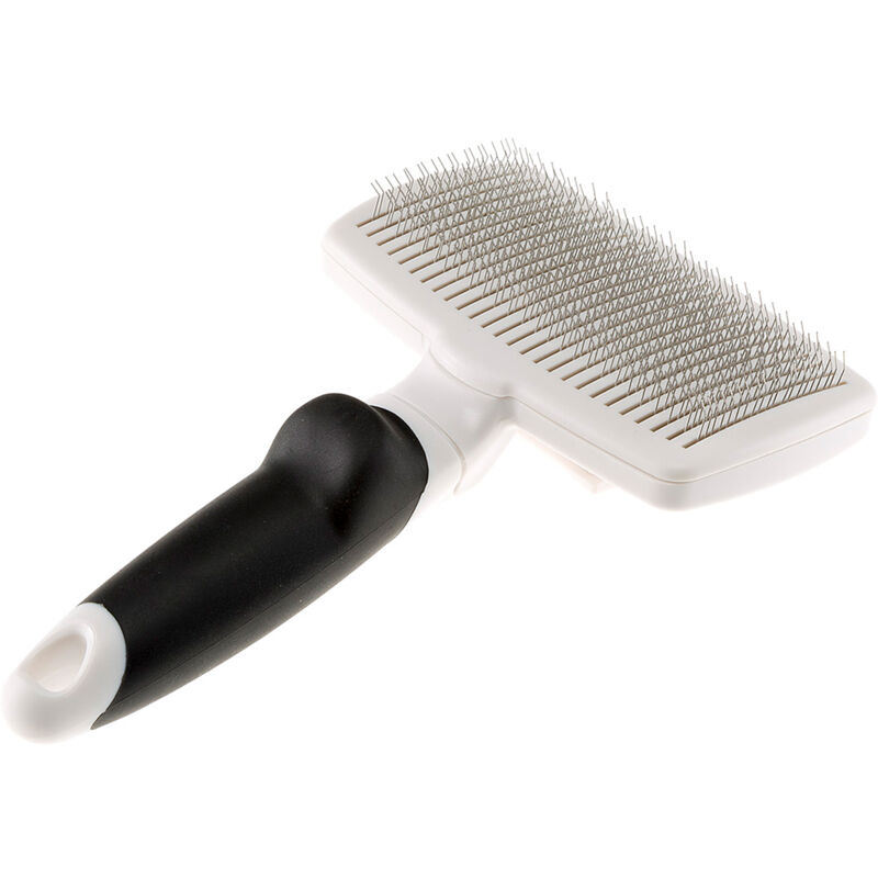 foto del prodotto ferplast gro 5769 5770 premium spazzola cardatore per cani dal pelo medio e lungo. variante gro 5769 premium misure 18 x 12 x h 5.5 cm 