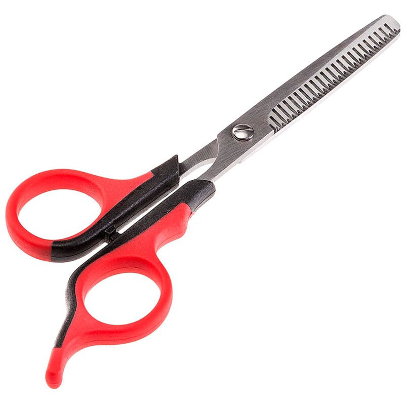 foto del prodotto ferplast gro 5989 forbice con lame seghettate per cani dal pelo corto, medio e lungo . variante gro 5989 misure 16.2 x 6.5 x h 8 cm 