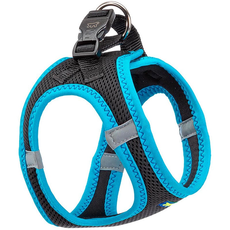 foto del prodotto ferplast kaori p pettorina traspirante per cani con inserti riflettenti. in vari colori e misure. . variante s misure a 30 32 cm b 36 44 cm