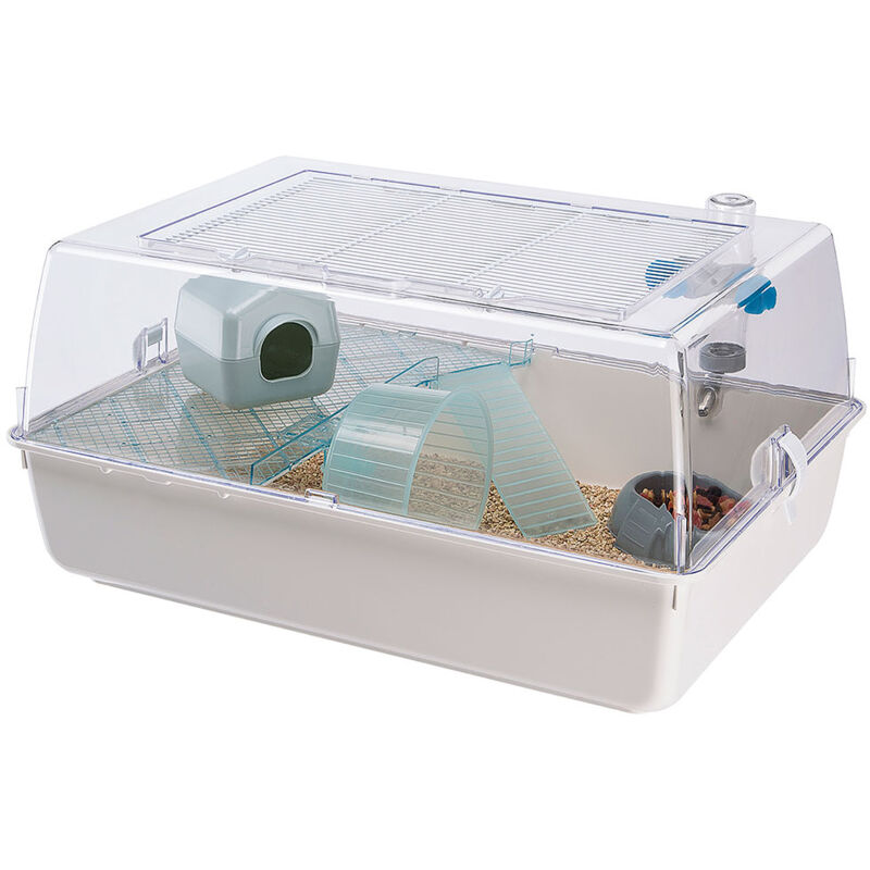 foto del prodotto ferplast mini duna hamster gabbia per roditori mini duna hamster adatta a criceti, topolini, design italiano, accessori inclusi. . variante