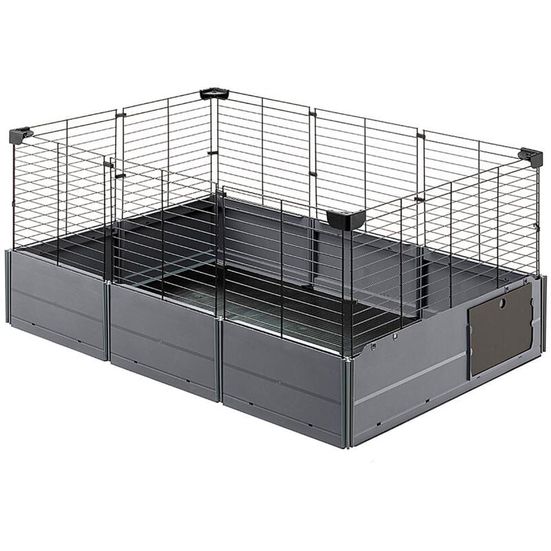 foto del prodotto ferplast multipla open gabbia per porcellini d india modulare aperta. variante misure 107.5 x 72 x h 50 cm 