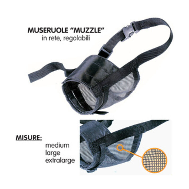 foto del prodotto ferplast museruola muzzle net large i