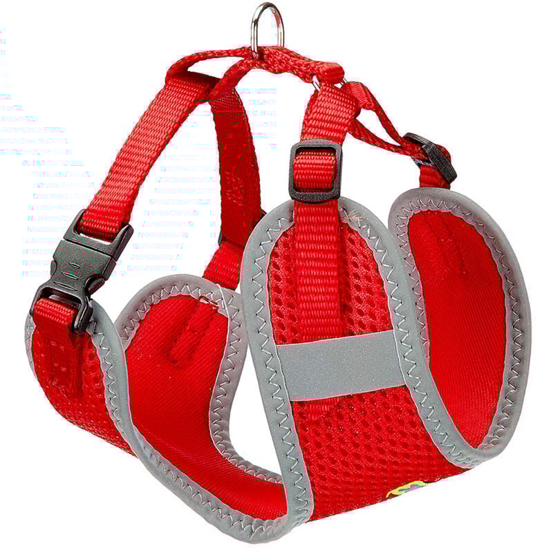 foto del prodotto ferplast nikita p pettorina per cani in nylon traspirante con cuciture riflettenti. varie misure e colori.. variante xxs misure a 15 22 cm b 