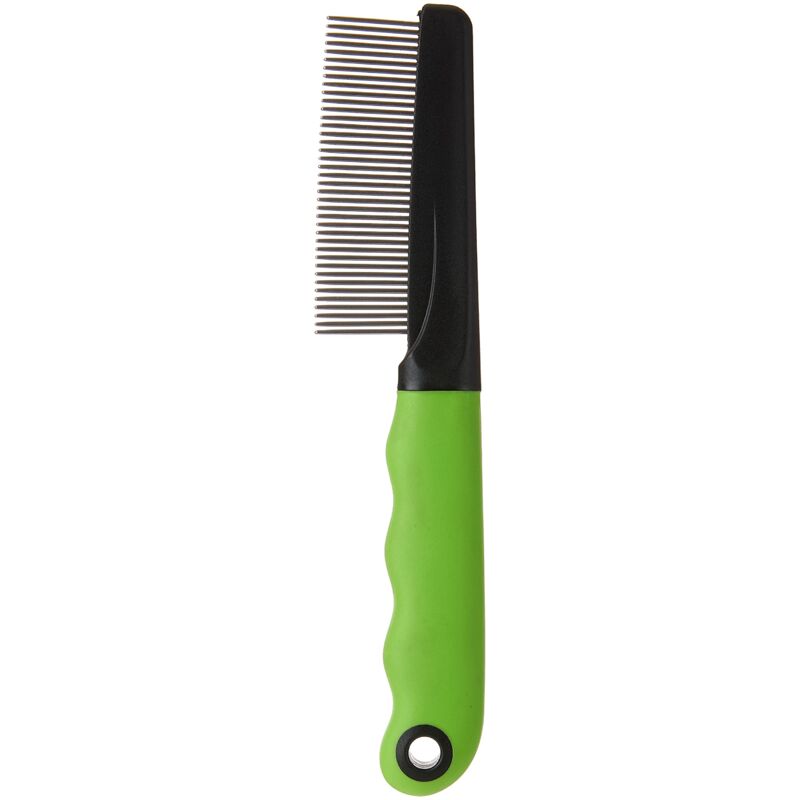 foto del prodotto ferplast pettine per gatti gro 5790, delicati denti arrotondati, ideale per animali a pelo medio e lungo, 20 x 1,6 x h 4 cm