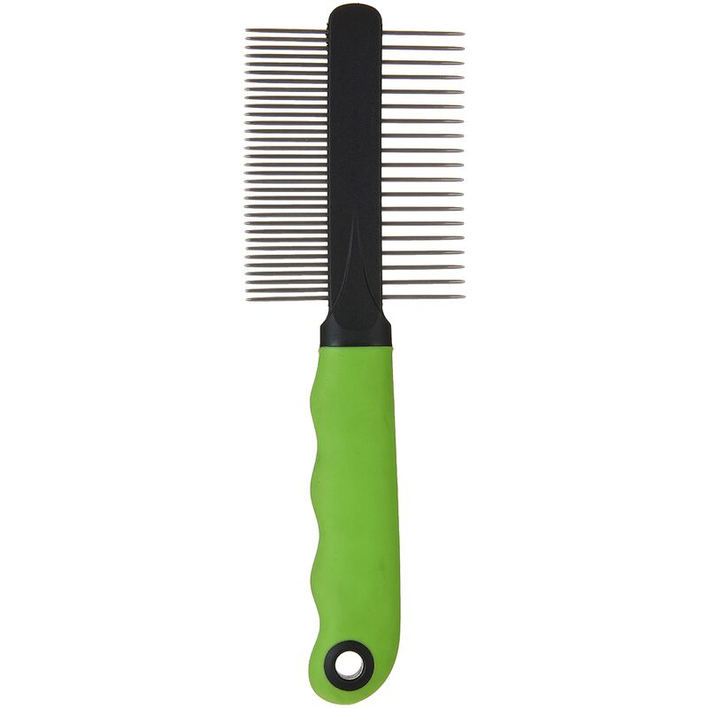 foto del prodotto ferplast - pettine per gatti gro 5792, delicati denti arrotondati, ideale per animali a pelo medio e lungo, 20,3 x 1,6 x h 6,4 cm