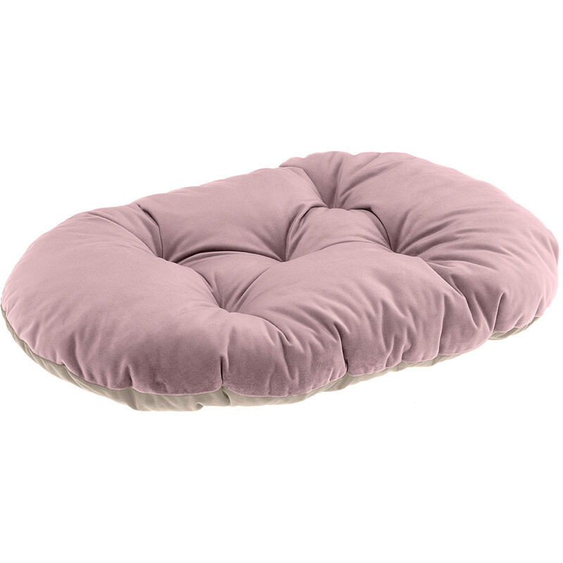 foto del prodotto ferplast prince soffice cuscino per cani e gatti in velluto. vari colori e misure.. variante 65 6 misure 65 x 42 cm rosa