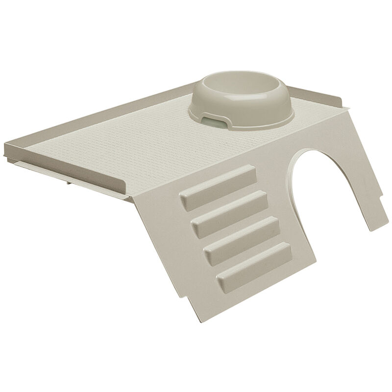 foto del prodotto ferplast pub 3243 casetta in plastica per gabbie cavie 80 e casita 80. variante pub 3243 misure 44 x 26 x h 15 cm 