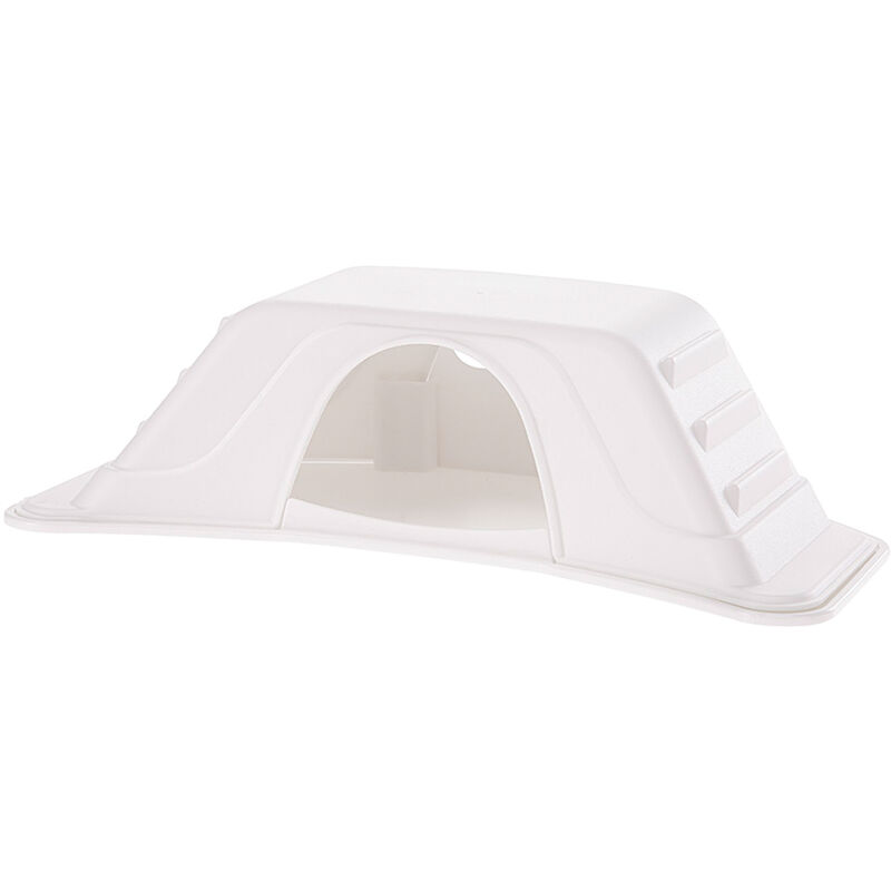 foto del prodotto ferplast pyra accogliente casetta in plastica per criceti. variante pyra 4637 - misure 22.5 x 11 x h 6 cm - bianco