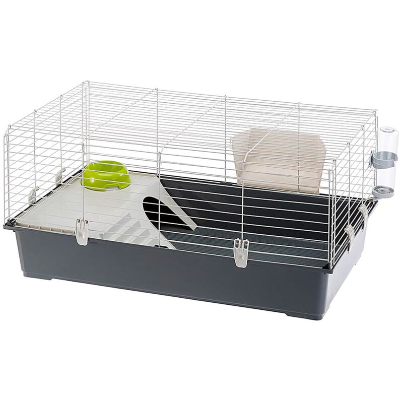 foto del prodotto ferplast rabbit 100 gabbia per roditori rabbit 100 adatta a conigli, cavie, porcellini d india, design italiano, accessori inclusi. . variante
