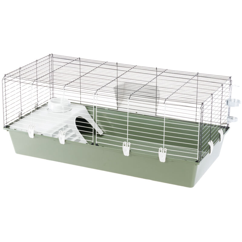 foto del prodotto ferplast rabbit 120 gabbia per roditori rabbit 120 adatta a conigli, cavie, porcellini d india, design italiano, accessori inclusi. . variante