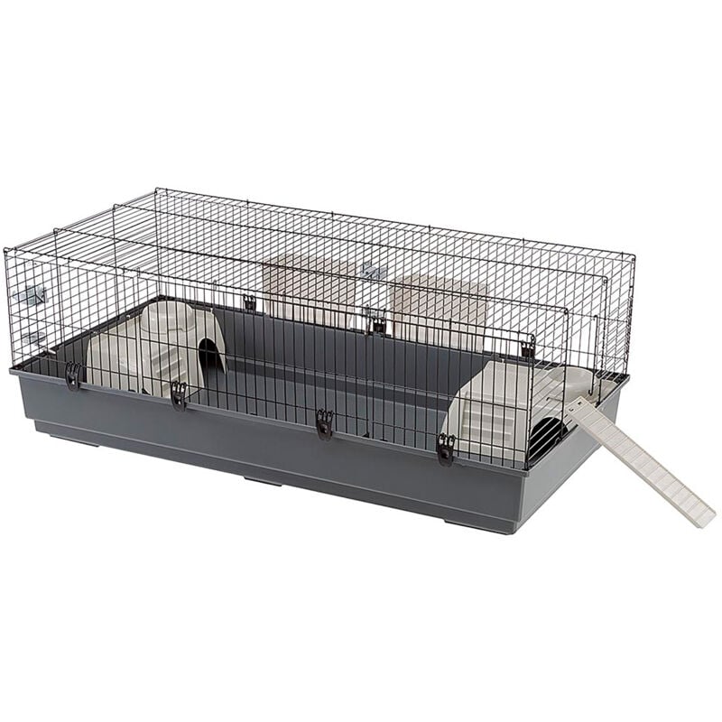 foto del prodotto ferplast rabbit 140 gabbia per roditori rabbit 140 adatta a conigli, cavie, porcellini d india, design italiano, accessori inclusi. . variante