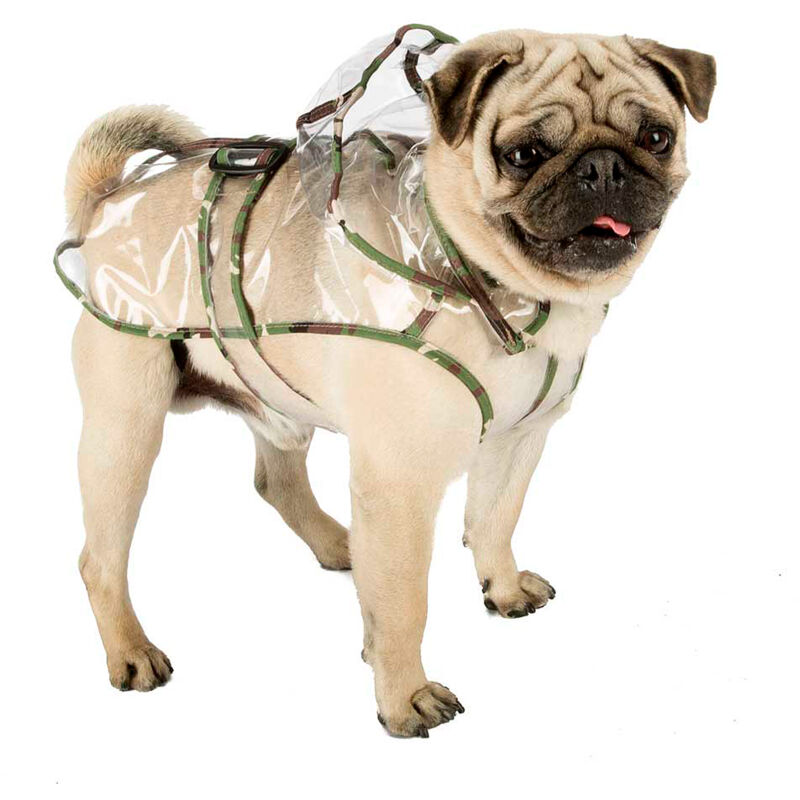 foto del prodotto ferplast raincoat mantellina impermeabile anti-vento per cani. 13 misure. variante 34 - misure: a: 38-42 cm c: 34 cm -