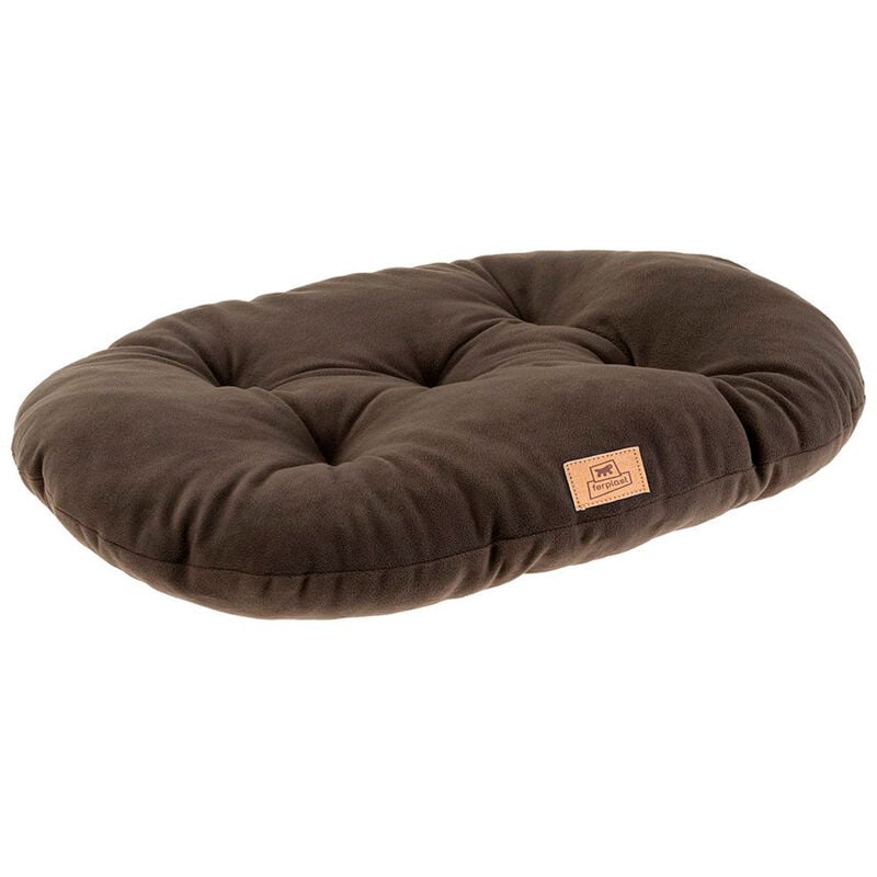 foto del prodotto ferplast relax microfleece cuscino per cani e gatti in morbido micropile. vari colori e misure.. variante 78 8 misure 78 x 50 cm grigio