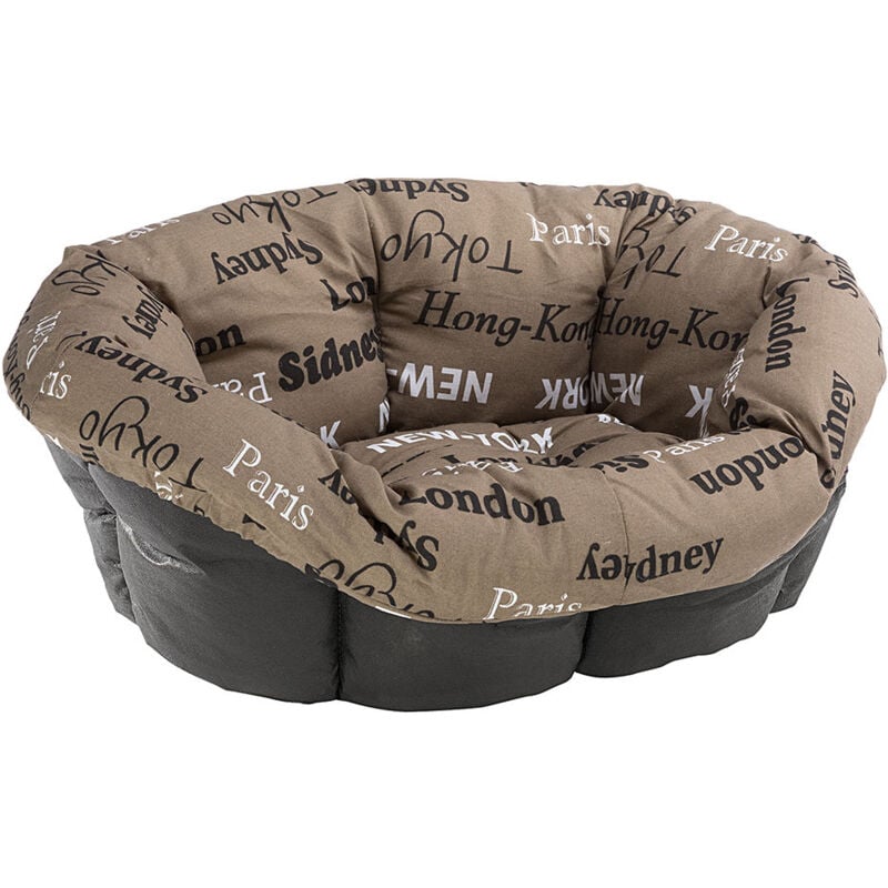 foto del prodotto ferplast - sofa' cushion rivestimento imbottito in cotone per cuccia siesta deluxe. in varie misure e colori.. variante 4 - misure 64 x 48 x h 25 cm