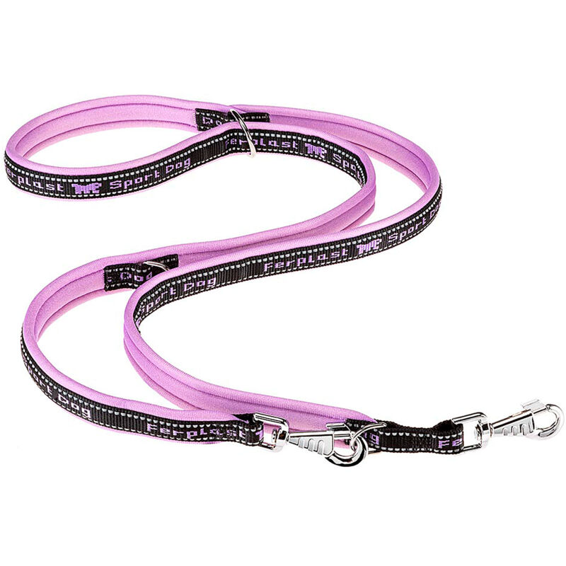 foto del prodotto ferplast sport dog ga guinzaglio imbottito per l addestramento di cani. vari colori e misure.. variante ga15 200 misure 15 mm x l 200 cm lilla