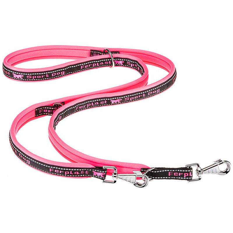 foto del prodotto ferplast sport dog ga guinzaglio imbottito per l addestramento di cani. vari colori e misure.. variante ga25 200 misure 25 mm x l 200 cm fucsia