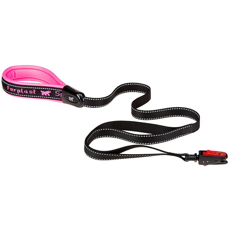 foto del prodotto ferplast sport dog matic g guinzaglio per cani con moschettone automatico e due maniglie extra. due misure, vari colori.. variante g25 120 misure 